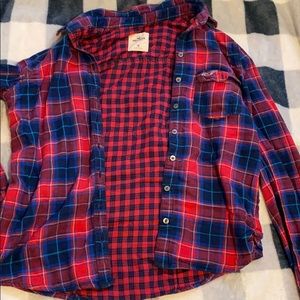 Plaid long sleeve shirt